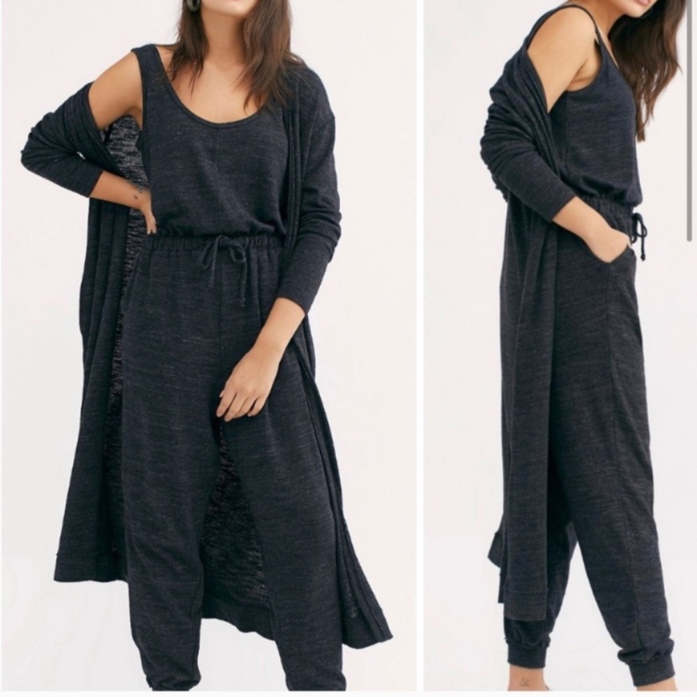 Free people beach bicoastal grey cardigan